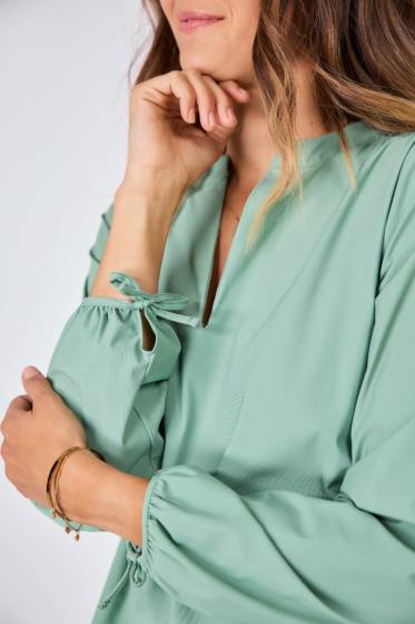 Lieblingsstück Bluse mit Bindebändern am Arm im Angebot