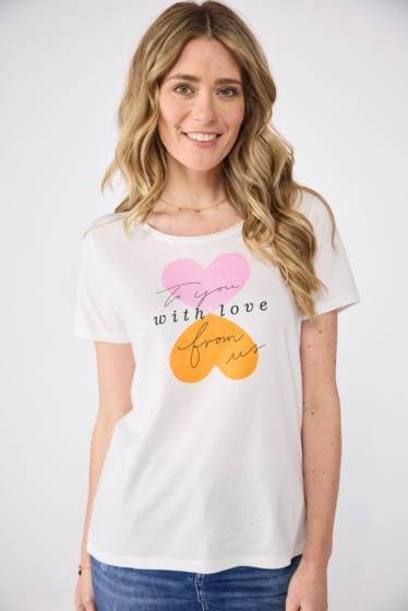 Lieblingsstück Shirt mit Herz-Frontmotivprint Limitierter Zeitrabatt