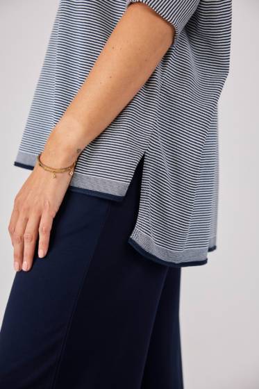 Lieblingsstück 3/4 Arm Strickshirt mit Schlitz Fabrikpreis