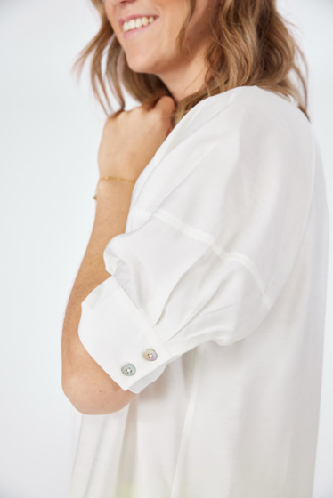 Lieblingsstück Bluse mit kurzem Raglan-Ärmel Sonderangebot