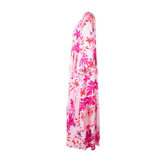 Lieblingsstück 3/4 Arm Kleid mit floralem Print Großer Ausverkauf