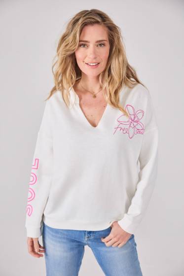 Lieblingsstück Sweatshirt mit Rubberprint Begrenztes Angebot