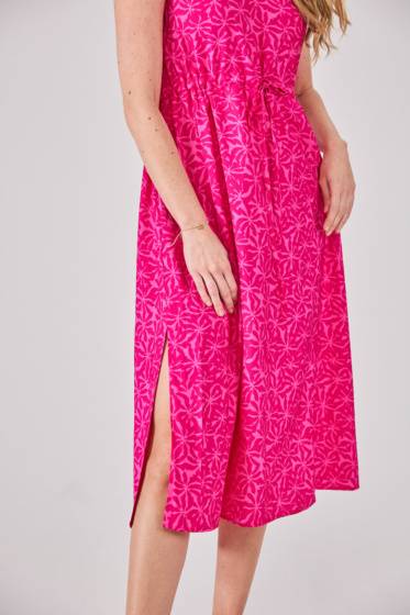 Lieblingsstück Ärmelloses Kleid mit Blumenprint Preisnachlass