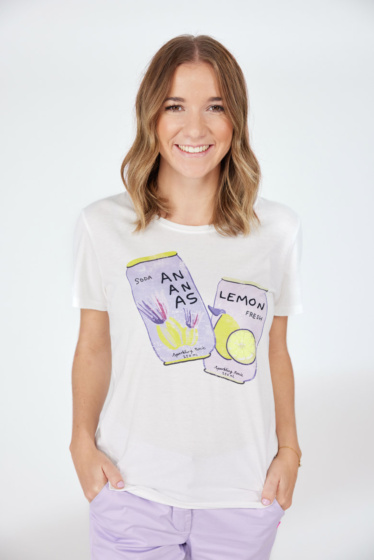 Lieblingsstück T-Shirt mit Dosenmotiv Discount Store für neue Produkte