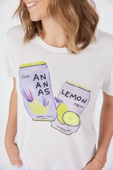 Lieblingsstück T-Shirt mit Dosenmotiv Discount Store für neue Produkte