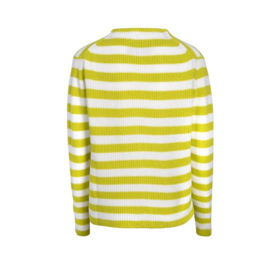 Lieblingsstück V-Ausschnitt Jacke mit Streifen Lime Black Friday Preise