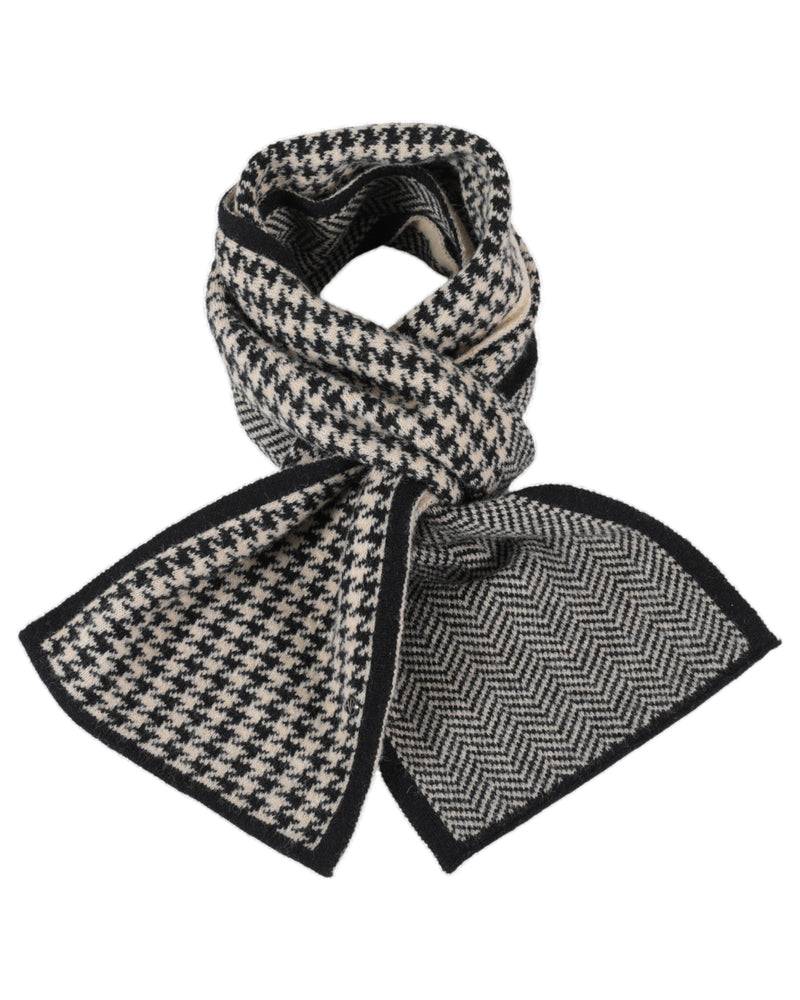 Loevenich SET Strickmütze + Schal - Beige-Schwarz Online