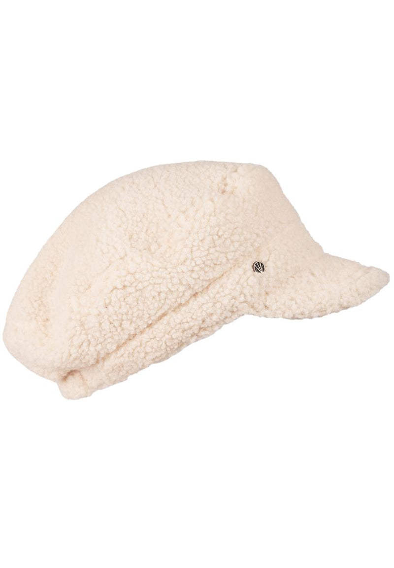Loevenich Lammfell Imitation Kappe + Handschuh - Beige Hotsell