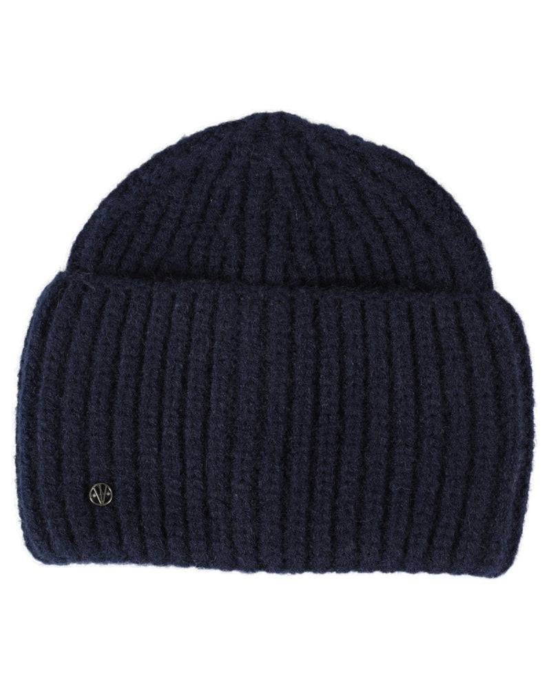 Loevenich SET Strickmütze + Rautenschal - Marine-Multi Marine im Angebot