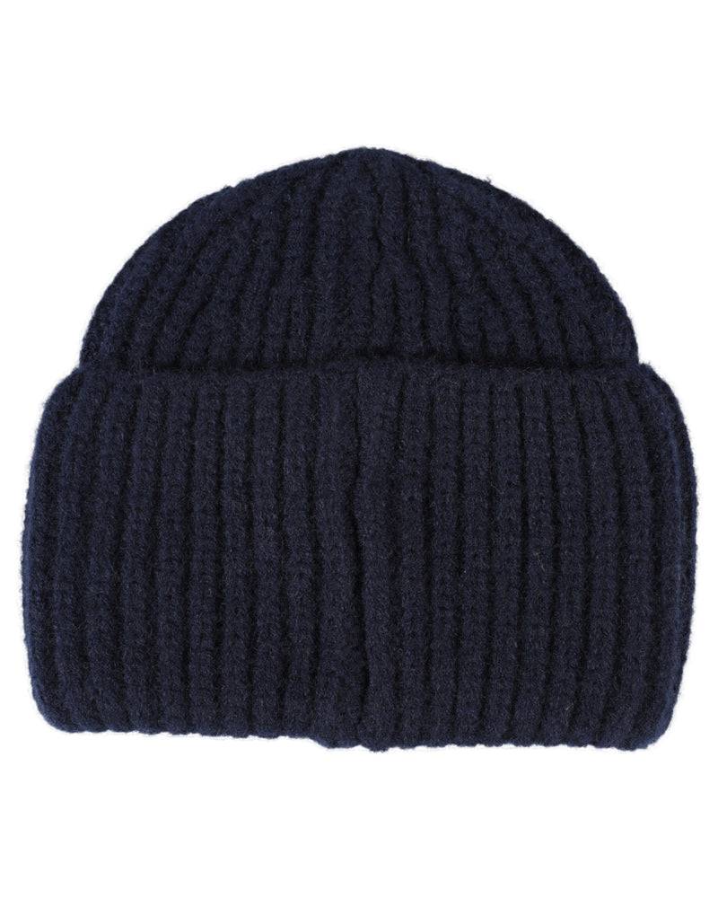 Loevenich SET Strickmütze + Rautenschal - Marine-Multi Marine im Angebot