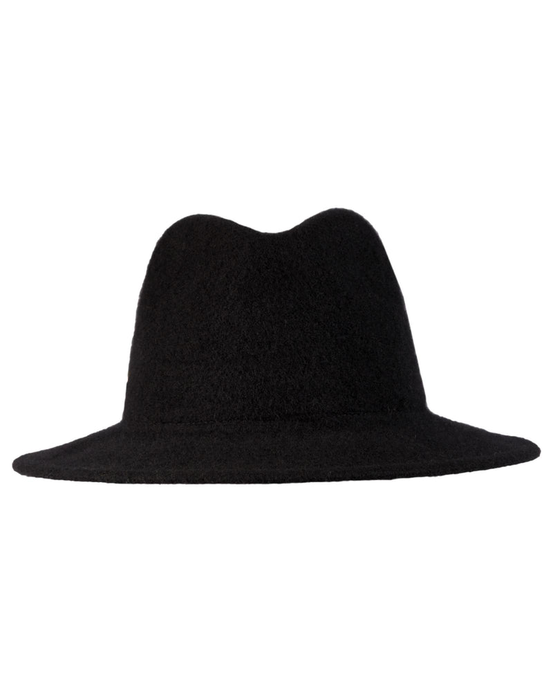 Loevenich Damen Woll-Fedora - Schwarz Fabrikpreis