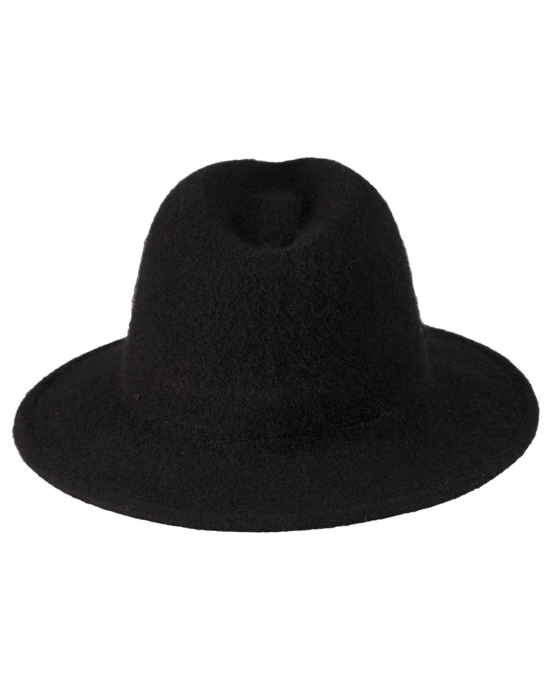 Loevenich Damen Woll-Fedora - Schwarz Fabrikpreis