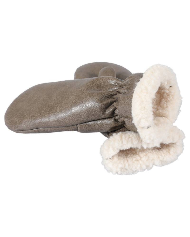 Loevenich Kunstleder Handschuhe - Oliv Online Outlet