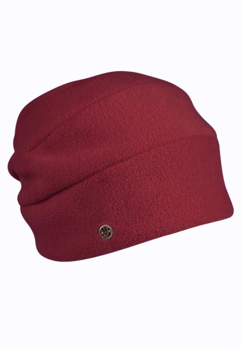 Loevenich Beanie aus PolarSoft® Fleece - Dunkelrot Black Friday Preise