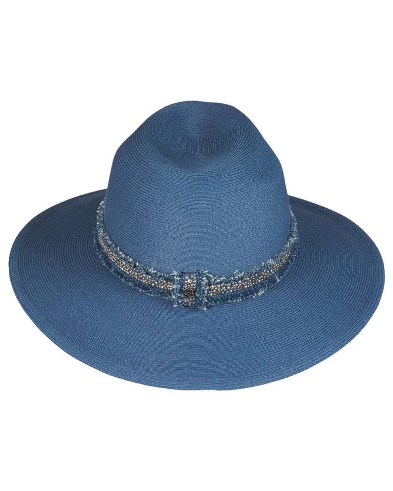 Loevenich großer Fedora mit Glitzersteinchen-Indigo Angebote