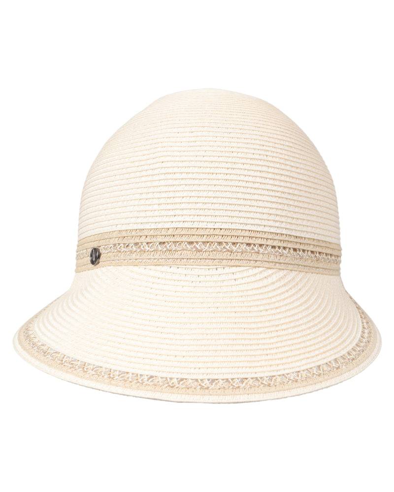 Loevenich Baseball Cap aus softer melange Papierborte-Creme-Natur Kostenloser Versand
