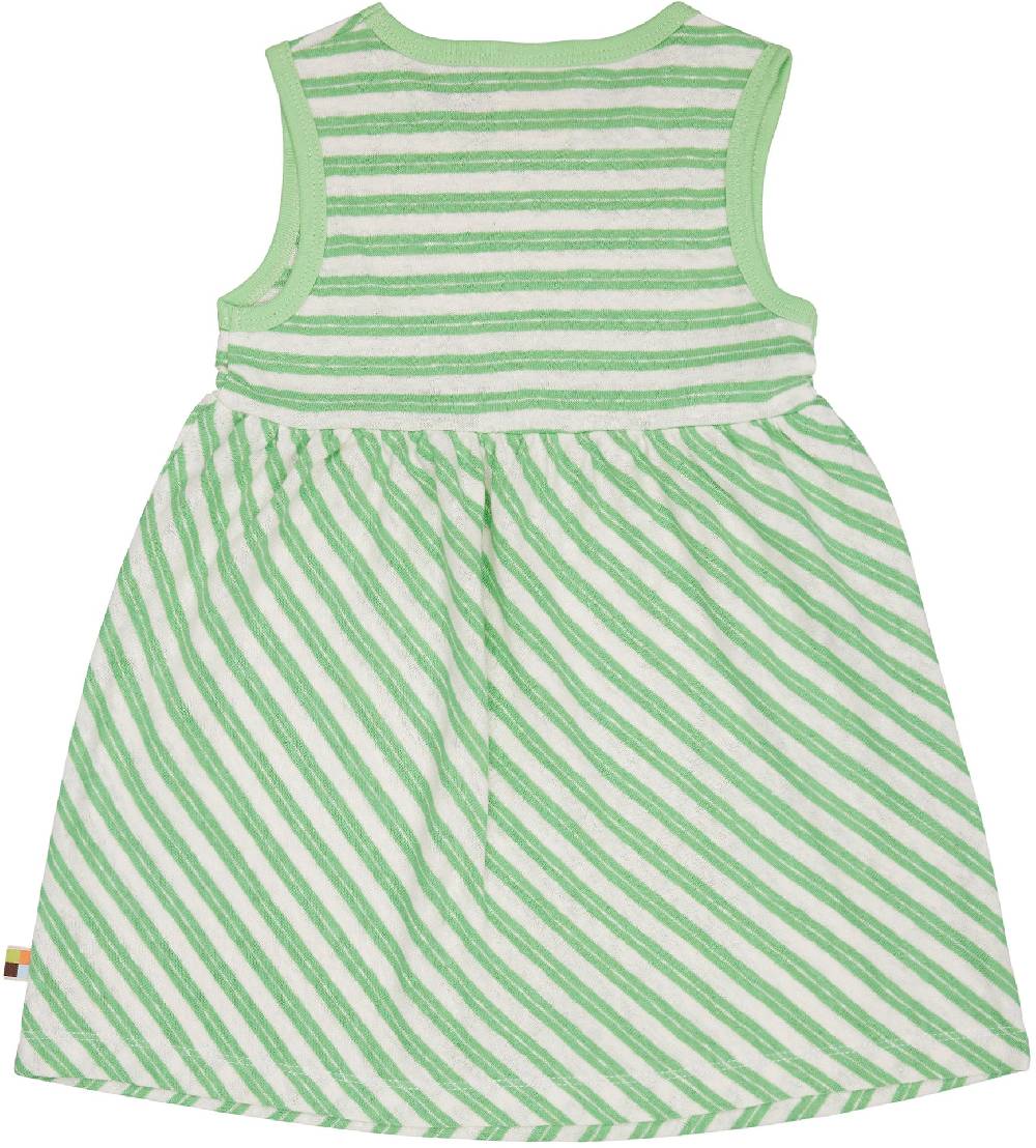 Loud Proud Kleid Streifen mit Leinen Neueste Stile