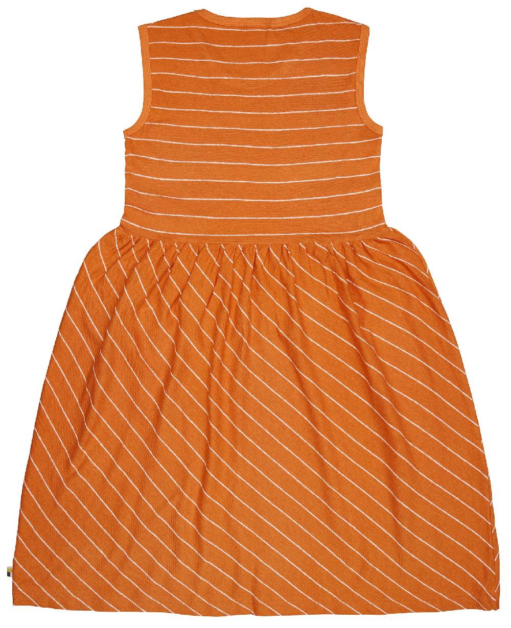 Loud Proud Kleid Streifen mit Leinen Saisonschlussverkauf