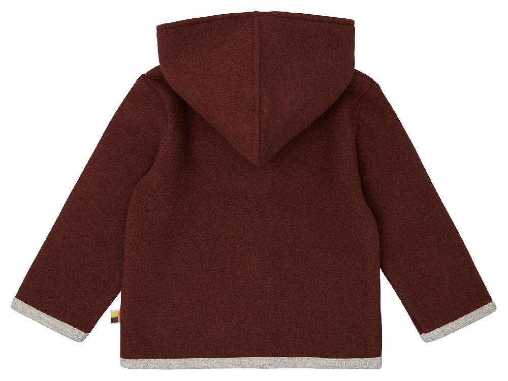Loud Proud Wollfleece-Jacke mit Kapuze Im Verkauf