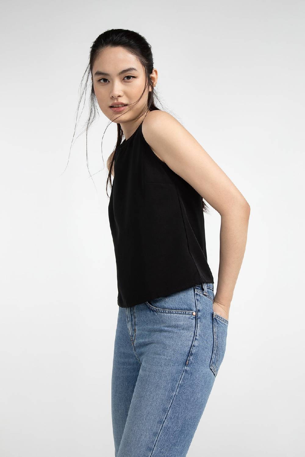 Lovjoi Top CHEMILLA Black Heißer Verkauf