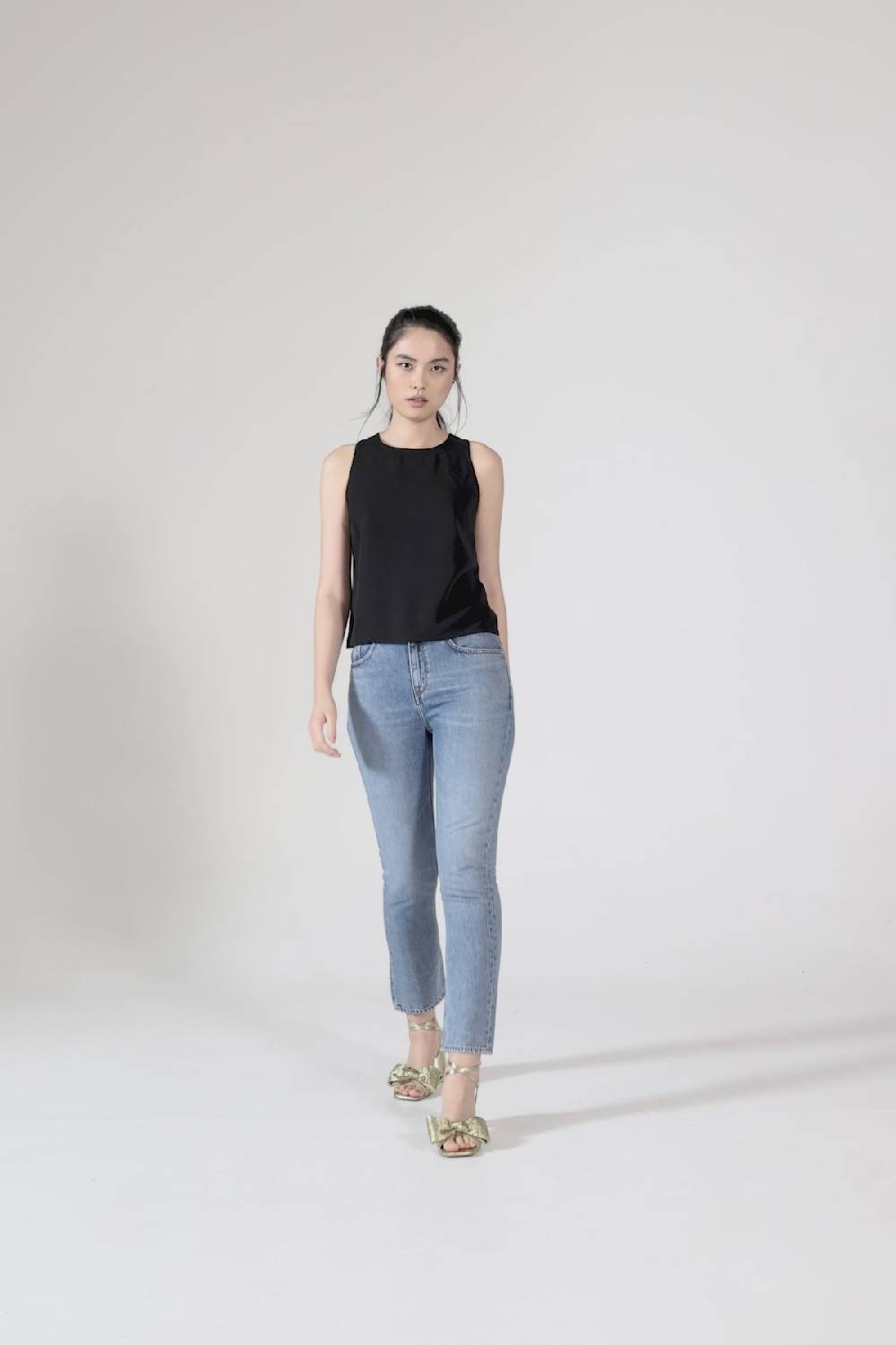 Lovjoi Top CHEMILLA Black Heißer Verkauf