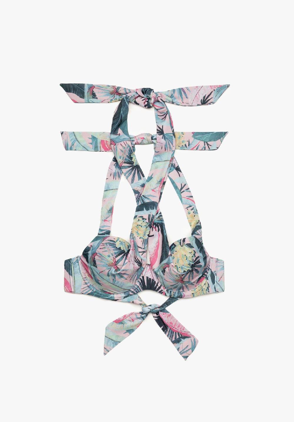 Lovjoi Bikini Top with Cup ABELIA Recycled Print Weihnachtsangebot