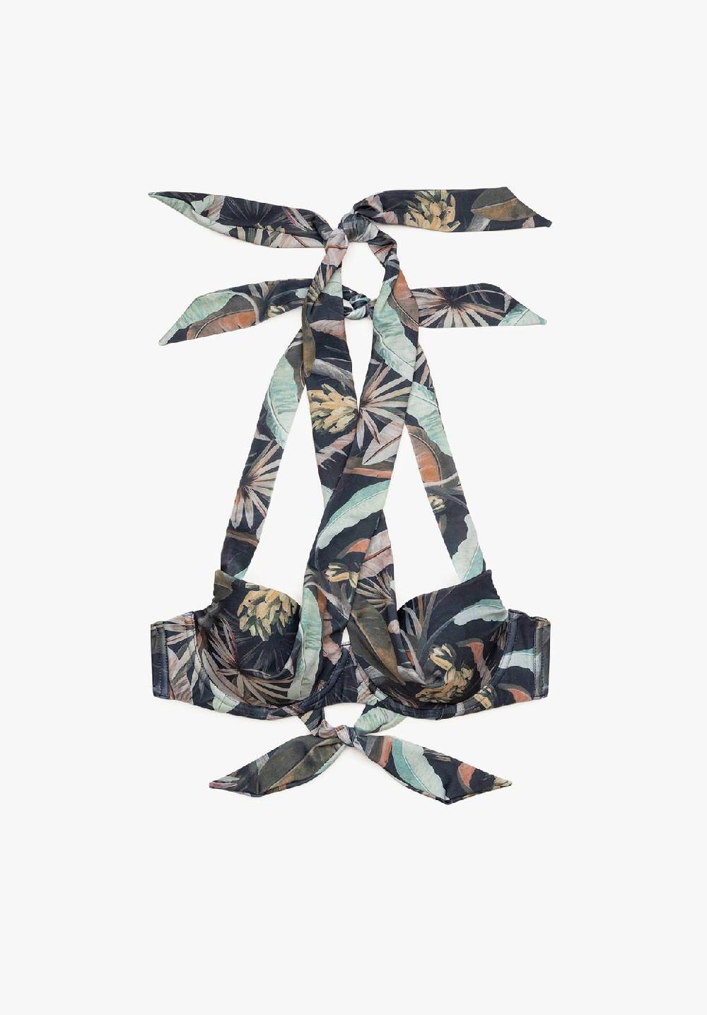 Lovjoi Bikini Top with Cup ABELIA Recycled Print Weihnachtsangebot