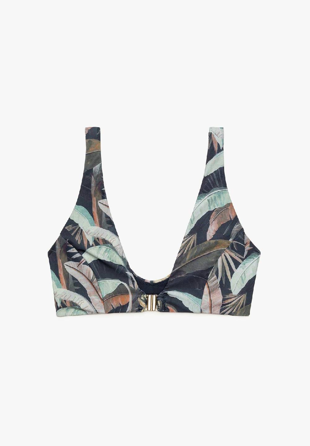 Lovjoi Bikini Top Front Closure LOBELIA Recycled Print Fabrikpreis