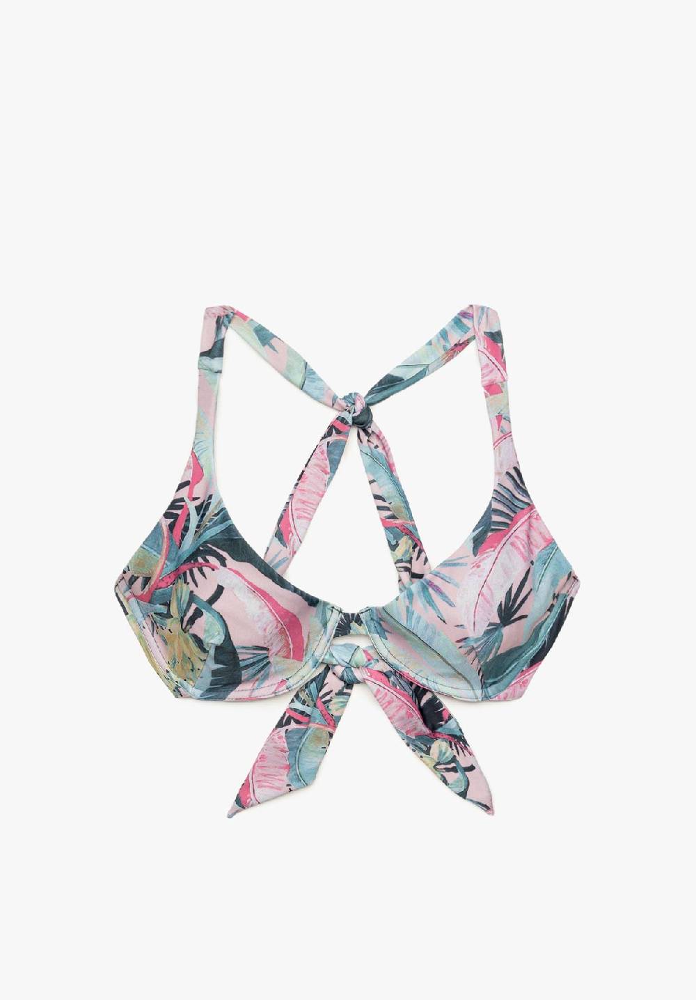 Lovjoi Bikini Top Cross Back with Wires FORTUNEI Recycled Print Versandkostenfrei