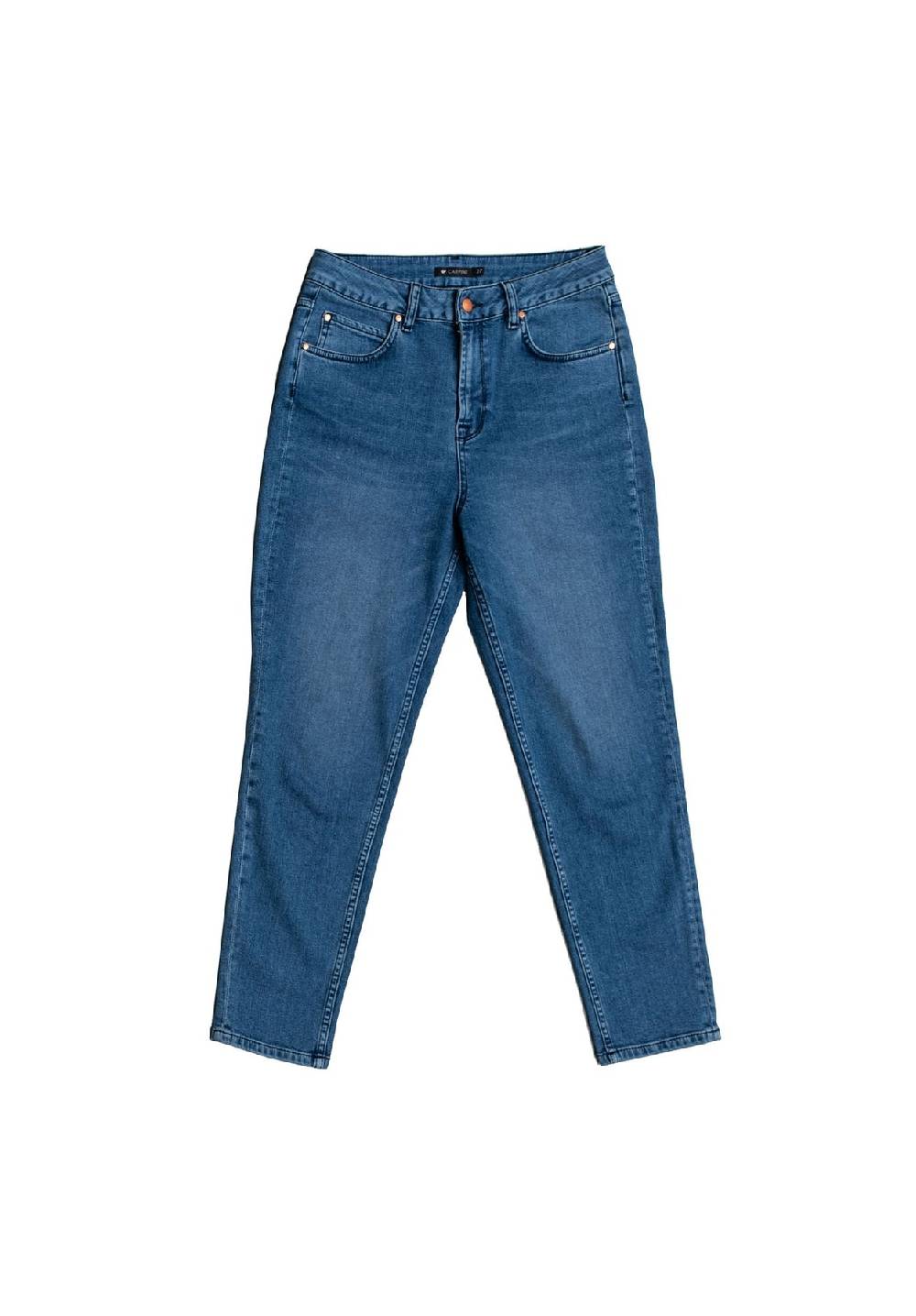 Lovjoi Mom Jeans CARPINE Blue Denim Online Outlet