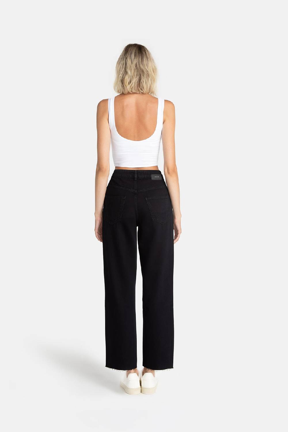 Lovjoi Straight Jeans MEDLAR Black Overdyed Exklusive Angebote