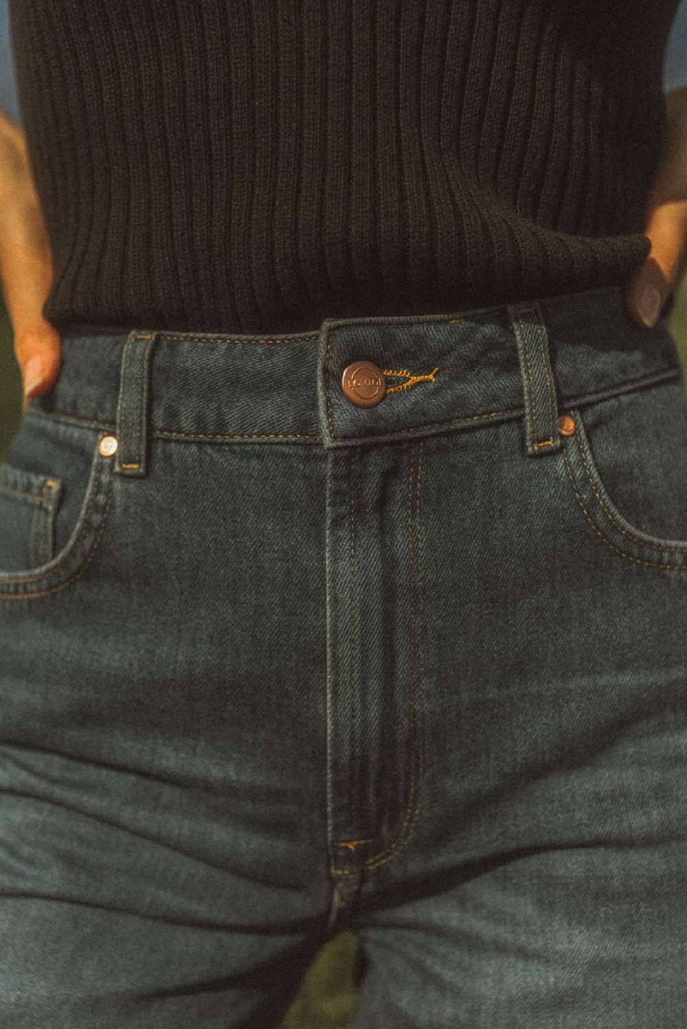 Lovjoi Straight Jeans MEDLAR Middark Blitzangebot