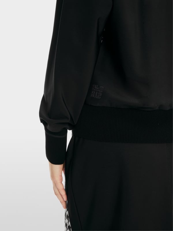 Marc Cain Chickcheck-Sweater Knitted in Germany Black Friday Preise
