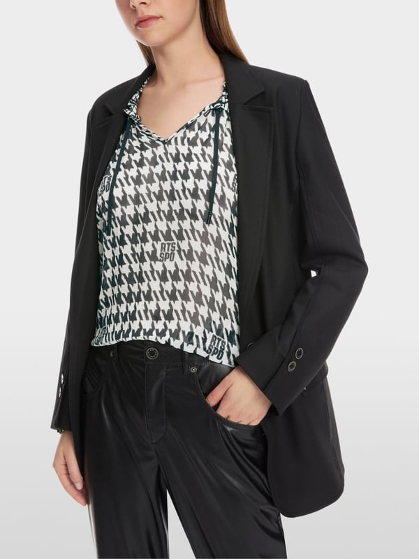 Marc Cain Schlupf-Bluse mit Chickcheck-Dessin Angebote