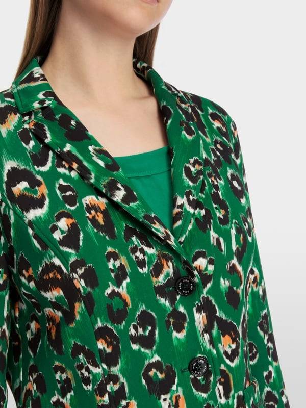 Marc Cain Blazer im Greo-Print auf Scuba-Jersey Meist gekauft
