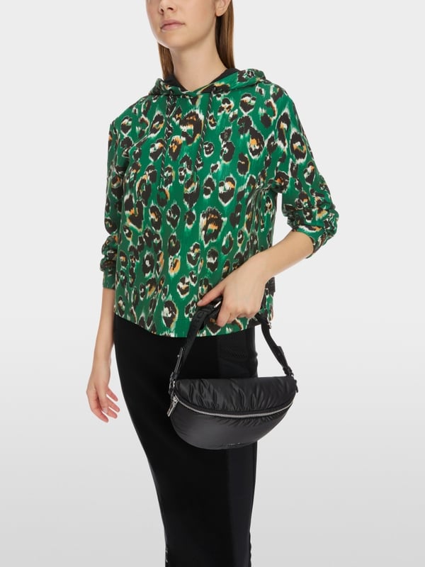Marc Cain Sweater im Greo-Print auf Scuba-Jersey Fabrik Onlineshop