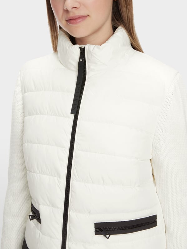 Marc Cain Material-Mix-Jacke "Rethink Together" Großer Ausverkauf