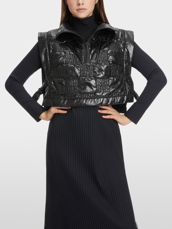 Marc Cain Wattierter Pullunder Knitted in Germany Online Shopping