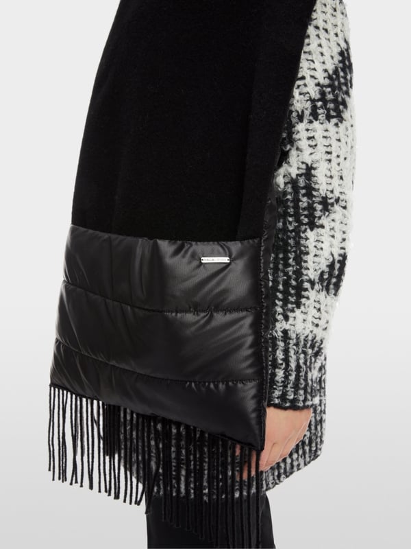 Marc Cain Padded Woll-Cape zum Wenden Preisnachlass