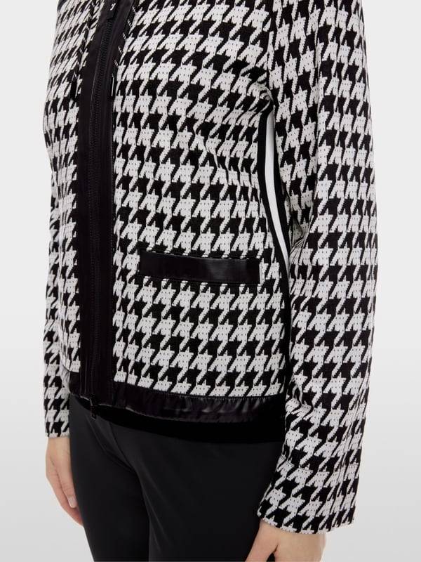 Marc Cain Chickcheck-Jacke mit Kapuze Valentinstagsangebot