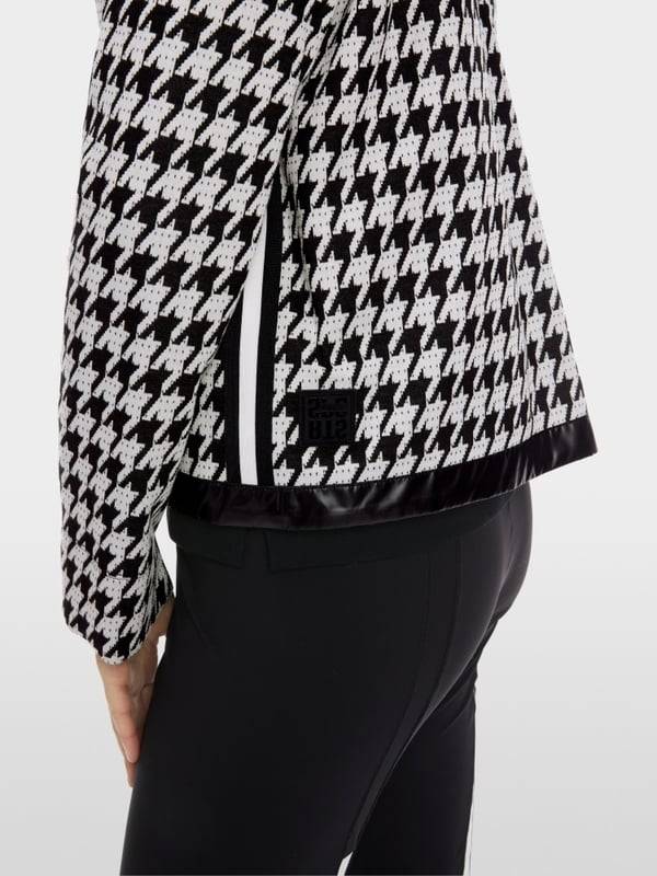 Marc Cain Chickcheck-Jacke mit Kapuze Valentinstagsangebot