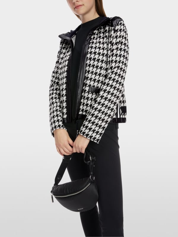 Marc Cain Chickcheck-Jacke mit Kapuze Valentinstagsangebot