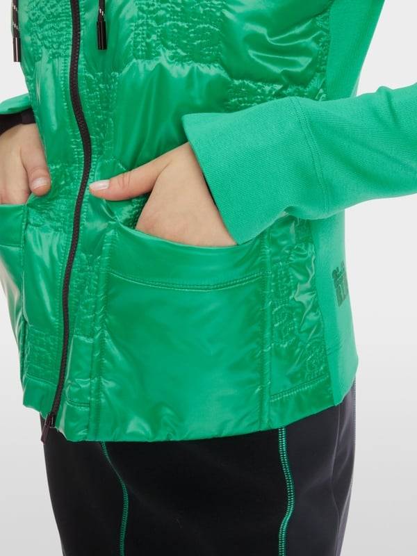 Marc Cain Wattierte Jacke mit gestepptem Oberstoff Lagerräumung