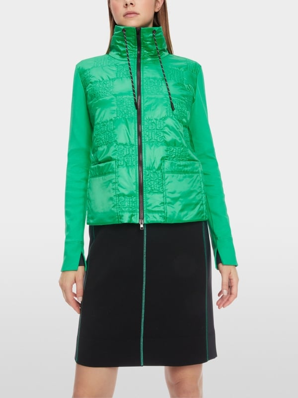Marc Cain Wattierte Jacke mit gestepptem Oberstoff Lagerräumung