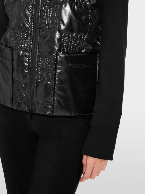 Marc Cain Wattierte Jacke mit gestepptem Oberstoff Heißer Verkauf