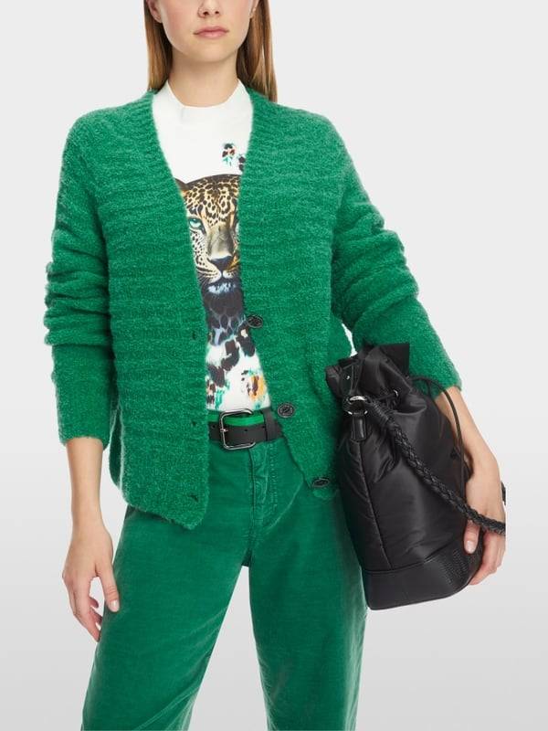 Marc Cain Chunky Cardigan 100 % Made in Germany Große Rabatte