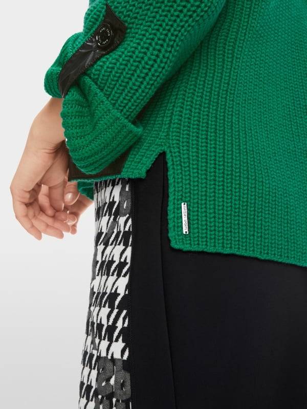 Marc Cain Shiny Patches Sweater Knitted in Germany Saisonale Angebote