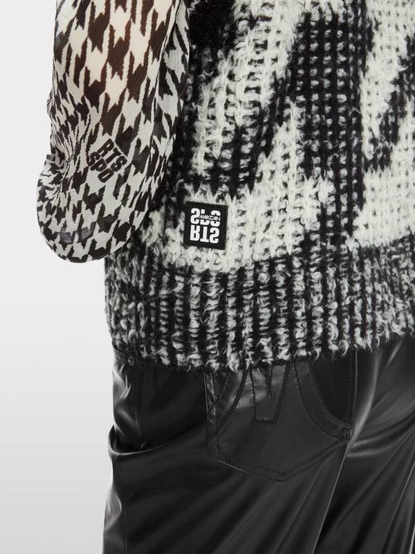 Marc Cain Chickcheck-Pullunder Knitted in Germany Super Sparpreis