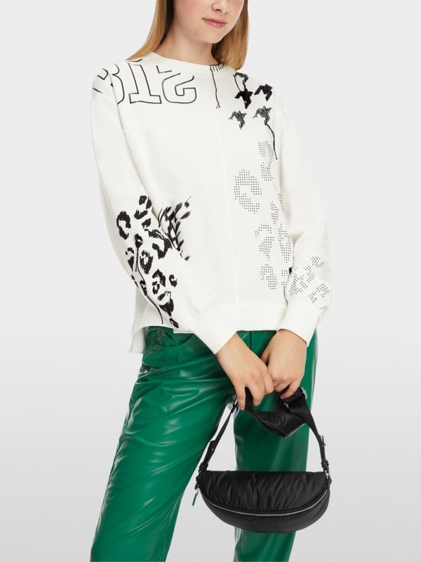 Marc Cain Sweatshirt im Muster-Mix JETZT KAUFEN