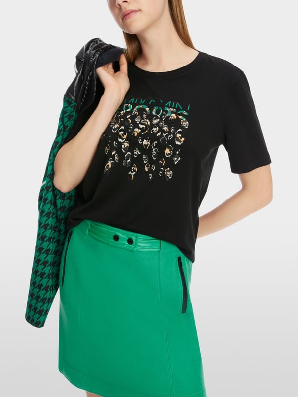 Marc Cain T-Shirt mit Greo-Print Zeitbegrenzte Promotion